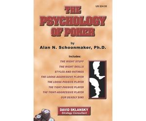 Alan N. Schoonmaker The Psychology of Poker (Tascabile)