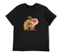 Alan Parsons Project Don't Answer Me Video Men's T-Shirt Unisex Black Cotton Print Tee Shirts XXL