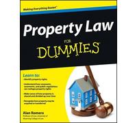 Alan R. Romero Property Law For Dummies (Tascabile)