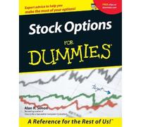 Alan R. Simon Stock Options For Dummies (Tascabile)