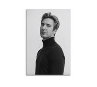 Alan Rickman Poster con personaggi classici, attore e cantante, poster di celebrità con atleti famosi, stampa su tela, stampa con pittura a olio, decorazione per la casa, 40 x 60 cm, senza cornice,
