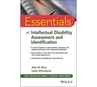Alan W. Brue Li Essentials of Intellectual Disability Assessment and (Tascabile)