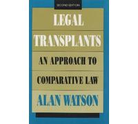 Alan Watson Legal Transplants (Copertina rigida)