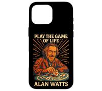Alan Watts Citazione Gioco Vita Poker Zen Cards Art Custodia per iPhone 16 Pro Max