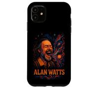 Alan Watts Laugh Galaxy Universe Arte psichedelica Custodia per iPhone 11