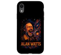Alan Watts Laugh Galaxy Universe Arte psichedelica Custodia per iPhone XR