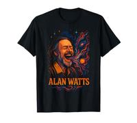 Alan Watts Laugh Galaxy Universe Arte psichedelica Maglietta