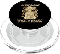 Alan Watts Zen Citazione Orologio Gears Present Mind Now PopSockets PopGrip per MagSafe