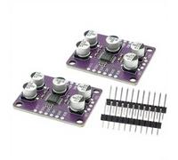 Alanmoship 1/2/5/10PCS PCM1808 Modulo decoder audio stereo ADC scheda di ingresso analogico a 24 bit con filtro di sovrampionamento per sistemi audio Hi-Fi fai da te (2 pezzi)