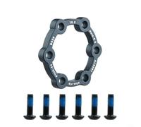 Alanmoship 1 distanziatore per disco freno a 6 fori per scooter elettrico, adattatore per mozzo da 44 mm, supporto di precisione in lega di alluminio 6061, colore nero, opzioni di spessore 2-5 mm per