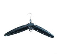 Alanmoship 1 gancio per muta da bagno, pieghevole, ad asciugatura rapida, ventilato, in plastica, per surf, immersioni subacquee e ottimizzazione del flusso d'aria, blu (nero)