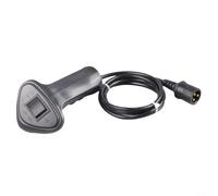 Alanmoship 1-Pack Wired Electric Winch Telecomando Maniglia 12V-48V 500A 3-Pin Interfaccia per Fuoristrada ATV UTV Robusto ABS Nero 300cm