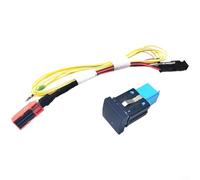 Alanmoship 1 Pezzo Pressostato Pneumatico 56D927121 con Cavo per Golf per JETTA per SCIROCCO TPMS Sensore Sostituzione Direct Fit Plastica