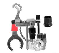 Alanmoship 1 strumento di riparazione per bicicletta per smontaggio della manovella della catena del volano dell'asse centrale, in acciaio al carbonio, kit di attrezzi compatto per la manutenzione