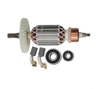 Alanmoship 1Pc 220V Ancoraggio Rotore Con Cuscinetti E Spazzole Di Carbonio Per Dh40Mr Dh40Sr Dh40Fr Metallo Parte Di Ricambio Per Costruzione di Perforazione Riparazione