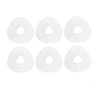 Alanmoship 2/4/6 panni per mocio Narwal, per Freo Z10 Ultra/Z/X10 Pro, triangolari in microfibra con spugna spessa per la pulizia profonda di pavimenti duri, uso domestico e ufficio (6 pezzi)