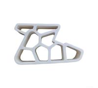 Alanmoship 2 fermaporta a cuneo per finestre scorrevoli e porta del balcone, in ABS, antiscivolo, ammortizzanti, per casa, ufficio e appartamento, patio (nero)