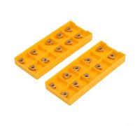 Alanmoship 20 inserti per tornitura filettati in carburo 11ER A60 ZM20 per portautensili SER SNL, lavorazione in acciaio inossidabile del ferro, lavorazione dell'albero del cambio del tornio CNC