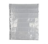 Alanmoship 50 pellicole negative prive di acidi per pagine per raccoglitori a 3 anelli, custodie protettive trasparenti per diapositive 135 120 4x5, organizzatori di archivio in bianco e nero per