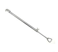 Alanmoship Asta di supporto in acciaio inossidabile da 450 a 710 cm per riparazione ammaccature auto, porta cerniera per rimozione senza vernice su porte e tronchi automobilistici, argento