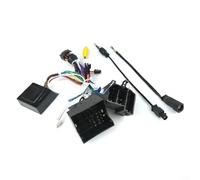 Alanmoship Cablaggio di alimentazione a 16 pin con decoder CAN Bus per Cayenne 2003-2018, materiale ABS, connettore plug-and-play da 12 V per navigazione auto Android e installazione radio