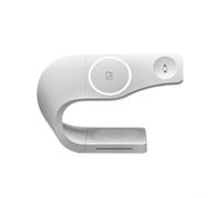 Alanmoship Caricabatterie wireless magnetico da 15 W con struttura in lega di alluminio e rilevamento rapido per iPhone, auricolari, telefoni cellulari e orologi, ideale per casa, ufficio o uso in