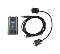 Alanmoship Cavo di programmazione USB-MPI Adattatore USB per Siemens S7-200/300/400 PLC, interfaccia RS485, supporta la comunicazione PPI/MPI, automazione industriale, 25 m con prolunga USB