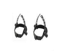 Alanmoship Cinghia di ricambio per caschi da saldatura auto oscuranti, rotella regolabile autobloccante con spugna ispessita che assorbe il sudore, nero (doppio top)