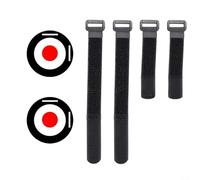 Alanmoship Confezione da 2 bersagli per allenamento di calcio, dischi in TPE da 18 cm e 24 cm, con cinghie, per allenamento di porta, aiuto di precisione, per esercitazioni di calcio, hockey, baseball
