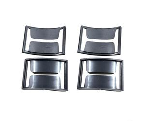 Alanmoship Confezione da 4 supporti per skipass per caschi da snowboard, adatto per biglietti da 8,3 x 5 cm, clip per carte d'identità, supporto in plastica sicuro per sport invernali per accesso