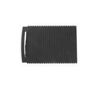 Alanmoship Copertura a rullo per portabicchieri in ABS, per BMW Serie 3 per M3 E92 E93, coperchio scorrevole con cerniera, per console centrale, accessorio interno auto in nero (è nero)