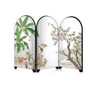 Alanmoship Divisorio dello schermo dello schermo dello specchio acrilico di stile cinese, elegante decorazione del desktop con per il design FRENCH Fusion Design, bordo acrilico e schiuma di PVC da 2
