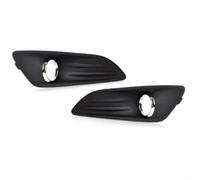 Alanmoship Griglia di copertura per fendinebbia anteriore con anello cromato compatibile con Ford Fiesta MK7 2013-2017, coppia di ricambio in plastica lato sinistro e destro D2BZ15266CB D2BZ15266GB