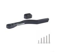 Alanmoship Guida catena per bici da strada, dispositivo anti-caduta, in lega di alluminio, stabilizzatore protettivo, per deragliatore anteriore 34T-52T, facile installazione, nero rosso (nero)