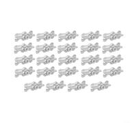 Alanmoship Heavy Duty Storm Finestra Clip Fastener Set (24 pcspack) | Progettazione adatta a filo della costruzione del acciaio al carbonio per la tempesta per le finestre & gli schermi Vite