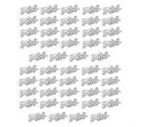 Alanmoship Heavy Duty Storm Window Clip Fastener Set (48 pcspack) | Progettazione adatta a filo della costruzione del acciaio al carbonio per la tempesta per le finestre & gli schermi Vite