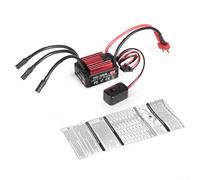 Alanmoship Impermeabile HG35A 35A Brushless ESC, con porta di programmazione esterna, e protezioni multiple per 1:18 RC auto, camion a percorso breve, passeggini (C)
