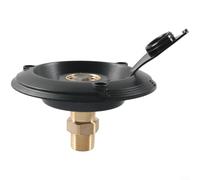 Alanmoship Ingresso dell'acqua per camper con valvola di ritegno integrata e schermo filtro, ottone senza piombo e ABS, connessione femmina da 3/4" a maschio NPT da 1/2", copertura antipolvere inclusa