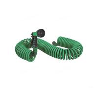 Alanmoship Irrigatore per prato e spray da giardino ad alta pressione con 7 modelli regolabili, struttura in plastica, opzioni di tubo da 7,5 m, 15 m, 30 m, per giardinaggio domestico e irrigazione