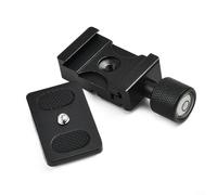 Alanmoship K30 Morsetto con 1/4 "Mount QR Piastra a sgancio rapido 30mm per Arca per SWISS Benro Treppiedi, Lega di Alluminio Staffa a L per Fotografia Fotocamera