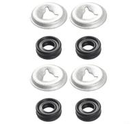Alanmoship Kit di guarnizioni per dado e albero a pressione per lavastoviglie per GE, sostituisce WR2X7054 WD8X181, guarnizione olio in plastica per manutenzione elettrodomestici, 2 pezzi