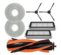 Alanmoship Kit di panni per scopa con filtro laterale principale, per Cecotec, per Conga M100 Spin AI Robot Aspirapolvere Accessori per un'efficace pulizia del pavimento