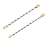 Alanmoship Lancia spray per idropulitrice in acciaio inox, per modelli elettrici e a gas fino a 4000 PSI, attacco M22 a connessione rapida, lunghezza estesa (M22-54 cm)