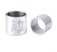 Alanmoship Manicotto boccola DU in acciaio inossidabile per ammortizzatore posteriore, autolubrificante 12,7 mm ID x 15 mm OD x 12,7 mm larghezza, compatibile con FOX per ROCKSHOX per MANITOU X-Fusion