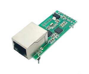 Alanmoship Modulo convertitore da seriale a Ethernet con porta RJ45, doppia alimentazione da 3,3 V/5 V, modalità TCP/UDP, RS485/RS422 fino a 1000 m, scheda PCB, compatibile con sistemi ttl, per