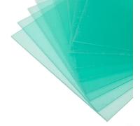 Alanmoship Piastra protettiva per saldatura, trasparente, resistente al fuoco, anti-goccia, ricambio per casco di sicurezza, dimensioni da 110 x 90 mm a 138 x 126 mm, adatta (110 x 90 mm)