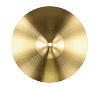 Alanmoship Piatti in ottone, per batteria da 6 8 10 12 14 16 pollici a percussione Hi-Hat Crash per SPLASH Golden Music Instrument, per principianti Stage Performance Practice (30,5 cm)