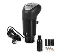 Alanmoship Pomello del cambio USB da corsa, simulatore joystick per Logitech G29, G27, G25, G920, per THRUSTMASTER TH8A, leva di commutazione rapida a 18 velocità, compatibile con PC per ETS2 per ATS