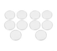 Alanmoship Portamonete in plastica trasparente con diametro interno di 70 mm e guarnizioni ad anello di diverse dimensioni, per collezionisti di monete, esposizione domestica e cassaforte (2)