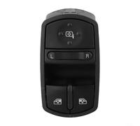 Alanmoship Pulsante interruttore finestrino, interruttore alzacristallo elettrico, montaggio lato conducente, compatibile con codice articolo 13258521 per Opel Corsa D 2006-2014 per Opel